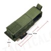 Flyye 1000D Molle Single .45 Pistol Magazine Pouch OD