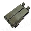 Flyye 1000D Molle Double .45 Pistol Magazine Pouch Ranger Green