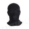 SWAT Balaclava Hood 3 Hole Head Face Knit Mask Black BK