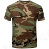 Camouflage Short Sleeve T-Shirt Camo Woodland