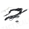 Z-Tactical Throat Mic Headset Black Color - Z033
