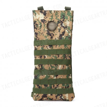 Molle 3L Hydration Water Backpack Digital Camo Woodland