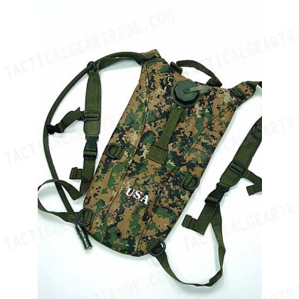 US Army 3L Hydration Water Backpack Digital Camo Woodland