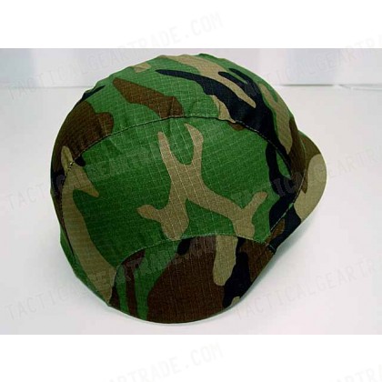 US Army M88 PASGT Helmet Cover Camo Woodland