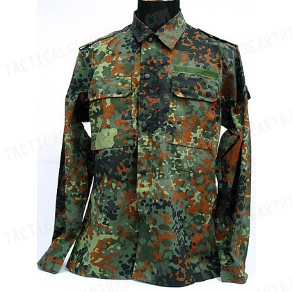 German Army Camo Woodland BDU Uniform Shirt Pants