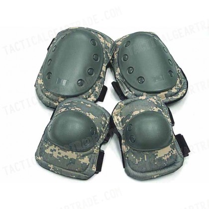 Tactical Knee & Elbow Pads Digital ACU Camo