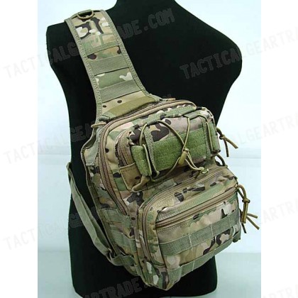 Tactical Utility Gear Shoulder Sling Bag Multi Camo M