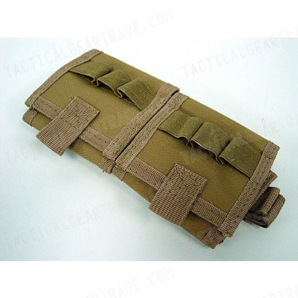 Molle Shotgun Shell Holder Carrier Pouch Coyote Brown