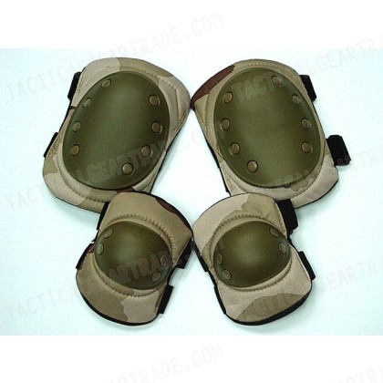 Tactical Knee & Elbow Pads Desert Camo