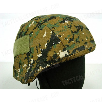 USGI MICH TC-2000 ACH Helmet Cover Digital Camo Woodland #A