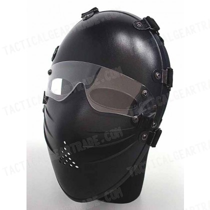 Tactical Full Face Airsoft Killer Mask w/ Goggle Black