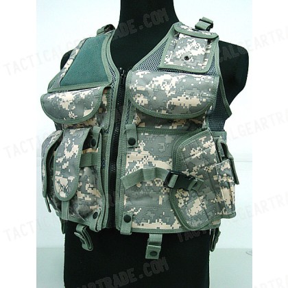USMC Hunting Combat Tactical Vest Type B Digital ACU Camo