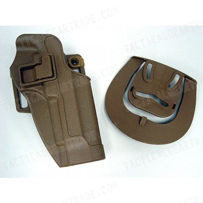 CQC Tactical Beretta 92/96 RH Pistol Paddle & Belt Holster Tan