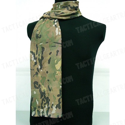 USMC Army Scrim Scarf Face Veil Mask Multi Camo