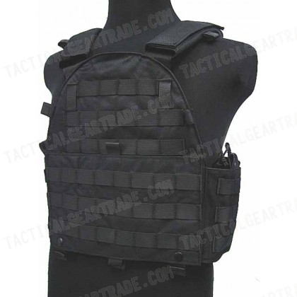 Tactical Molle Recon Plate Carrier Vest Black