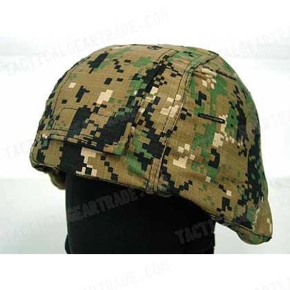 USGI MICH TC-2000 ACH Helmet Cover Digital Camo Woodland #B