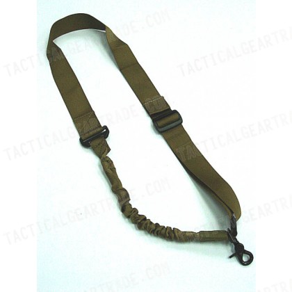 Elastic Bungee Snap Hook CQB Rifle Sling Coyote Brown