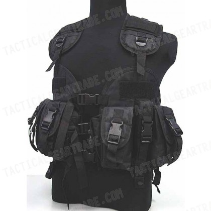 US Navy Seal CQB LBV Modular Assault Vest Black