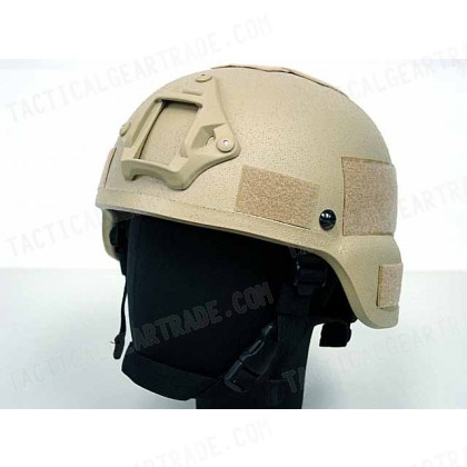 MICH TC-2000 ACH Replica Helmet with NVG Mount Tan