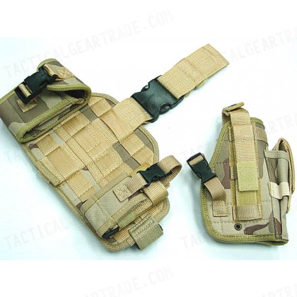 Component Molle Drop Leg Pistol Holster Desert Camo