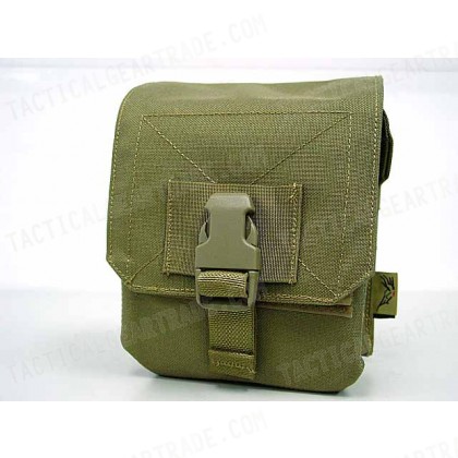 Flyye 1000D Molle M60 100rds Ammo Magazine Pouch Khaki