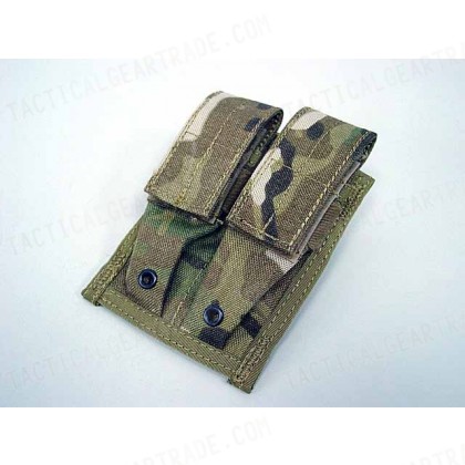 Flyye 500D Molle Double 9mm Pistol Magazine Pouch Multicam