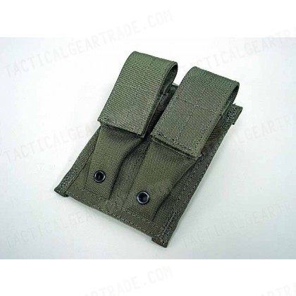 Flyye 1000D Molle Double 9mm Pistol Magazine Pouch Ranger Green