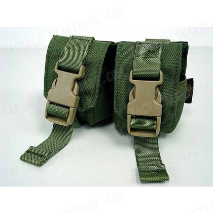 Flyye 1000D Molle Double Frag Grenade Pouch OD