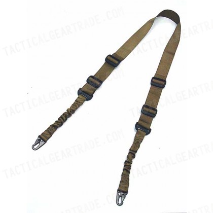 USMC 2-Point Bungee Tactical Rifle Sling Coyote Brown