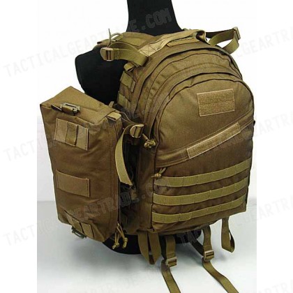 Flyye 1000D Molle AIII 3 Day Backpack w/Extra Pack Coyote Brown