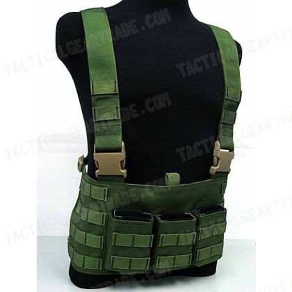 Flyye 1000D Molle LAW ENF Magazine Chest Rig Vest OD