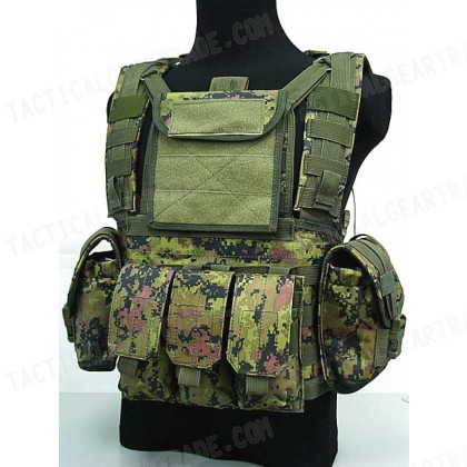 Airsoft Molle Canteen Hydration Combat RRV Vest CADPAT Camo