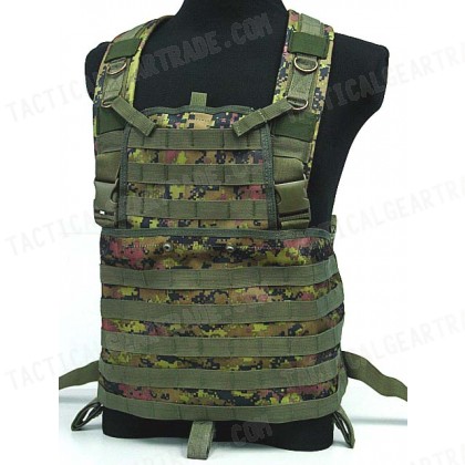 Molle Chest Rig Platform Carrier Vest CADPAT Digital Camo