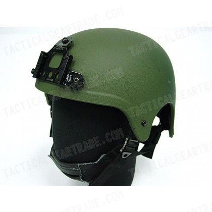 USMC IBH Helmet OD w/ NVG PVS-7 Goggle Mount