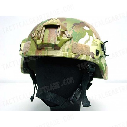 MICH TC-2000 ACH Helmet with NVG Mount & Side Rail Multi Camo