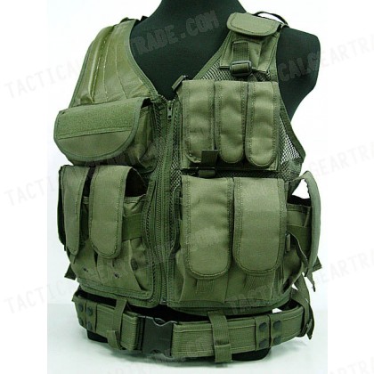 Airsoft Tactical Hunting Combat Vest OD