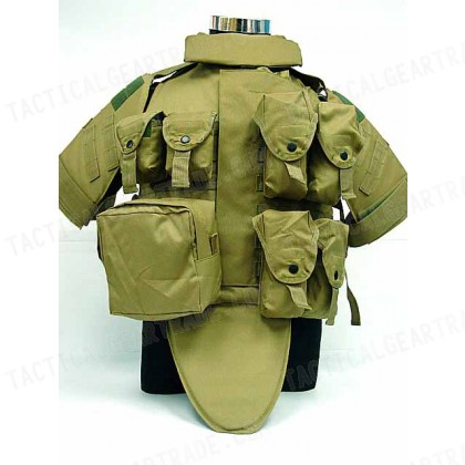 OTV Body Armor Carrier Tactical Vest Coyote Brown