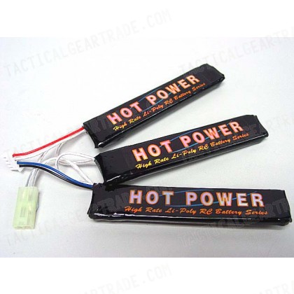 Hot Power 11.1V 1100mAh 15C Li-Po Li-Polymer Battery Triplet