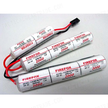 Firefox 9.6V 2000mAh Ni-CD Airsoft Crane Stock Battery