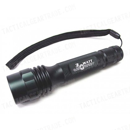 3 Watt Luxeon LED 80 Lm Lumens Flashlight Torch with Pouch