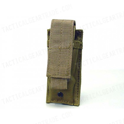 Molle Single Pistol Magazine Pouch Coyote Brown