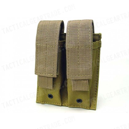 Molle Double Pistol Magazine Pouch Ver.2 Coyote Brown