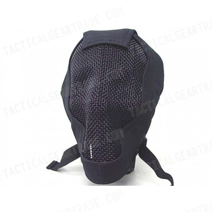 Black Bear Airsoft Praetorian Skull Razor Mask Black