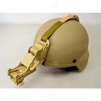 NVG PVS-7 14 Night Vision Goggle Mount Kit for MICH Helmet Tan