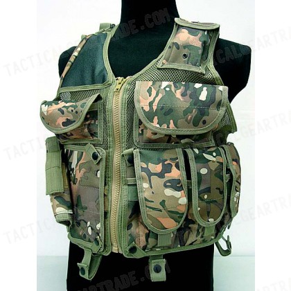 USMC Hunting Combat Tactical Vest Type B Multi Camo