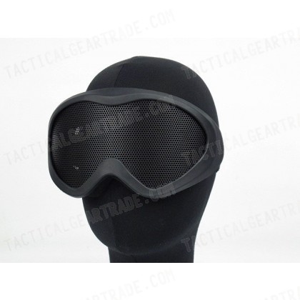 Airsoft X400 No Fog Metal Mesh Tactical Goggle Black