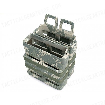 Molle FastMag Magazine Clip Set for 7.62 AK/M14 ACU Camo