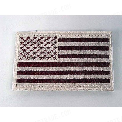 US United States USA Flag Velcro Patch Desert Tan