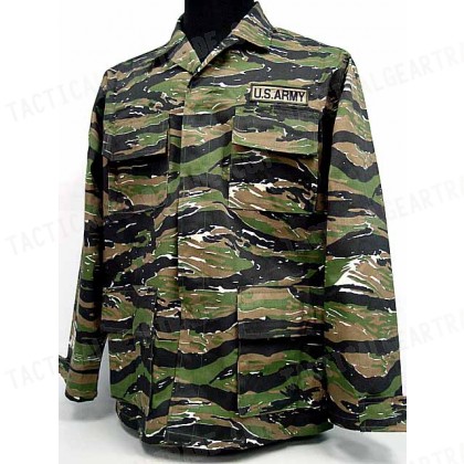 US ARMY Tiger Stripe Camo BDU Uniform Set Shirt Pants