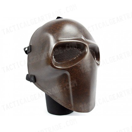 Army of Two Full Face Airsoft Fiberglass Mask Brown